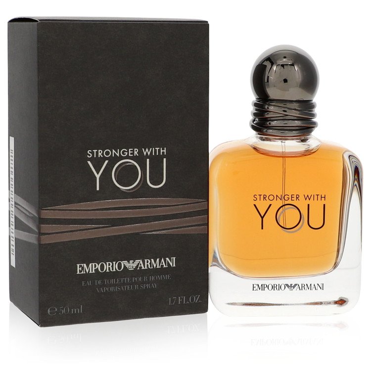 Stronger With You by Giorgio Armani Eau De Toilette Spray 1.7 oz Stronger With You by Giorgio Armani Eau De Toilette Spray 1.7 oz